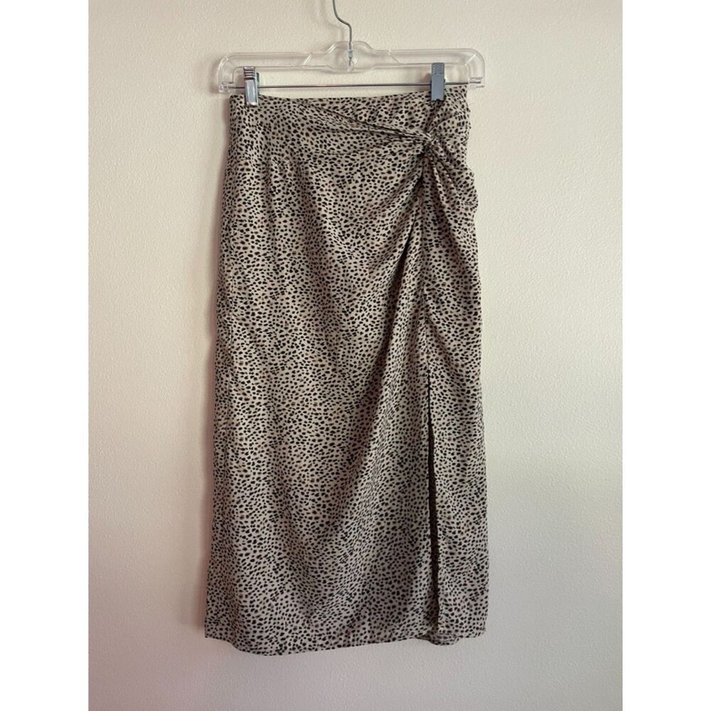 A&F Leopard Pencil Skirt